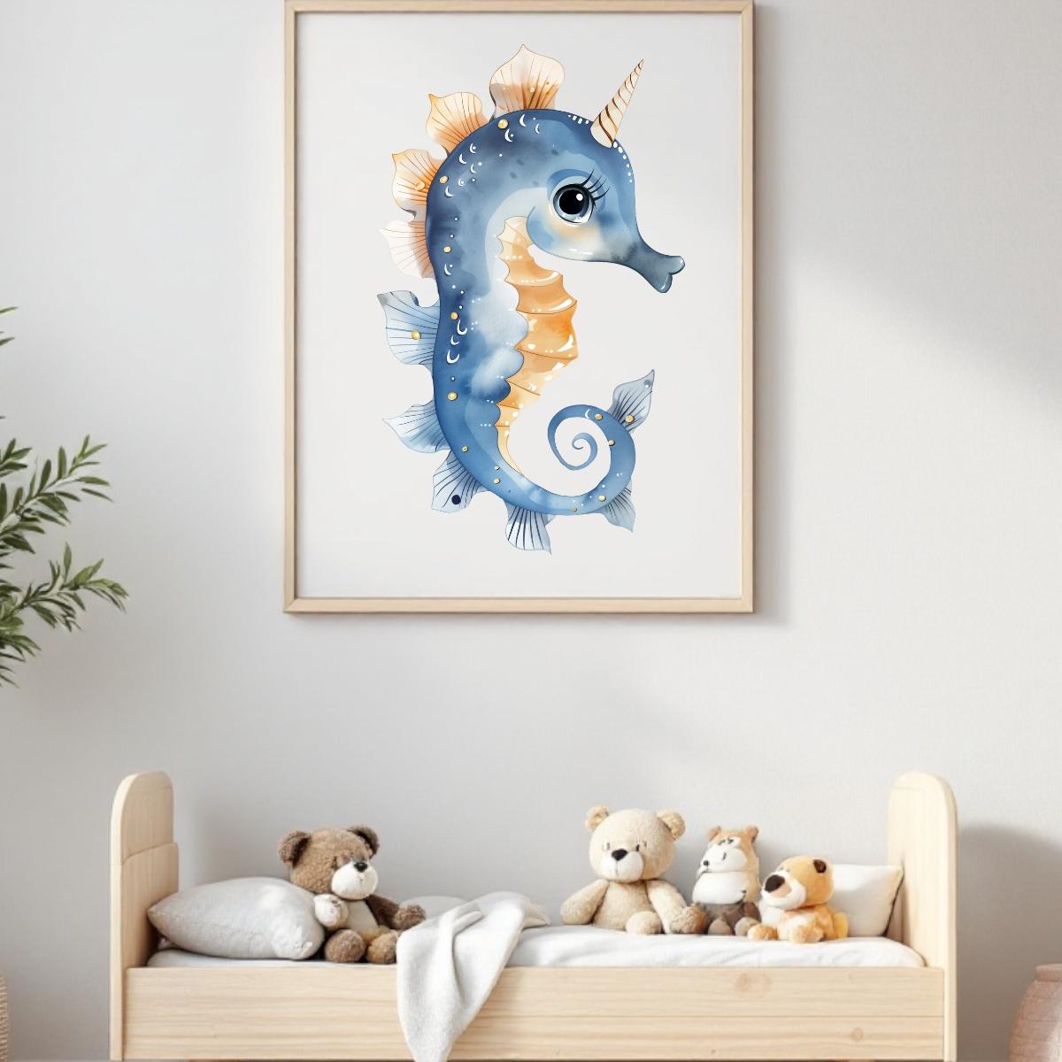 Buegelbild Seepferdchen